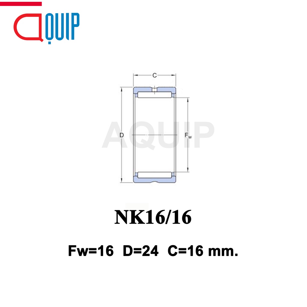 nk16-16-ubc-ตลับลูกปืนเม็ดเข็ม-nk-16-16-needle-roller-bearing-nk16-16