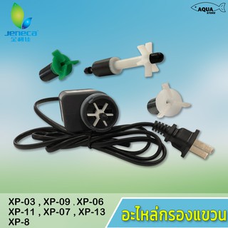 อะไหล่มอเตอร์ แกนใบพัด กรองแขวน Jeneca รุ่น XP-03 / XP-06 / xP-07 / XP-08 / XP-09 / XP-11 / XP-13