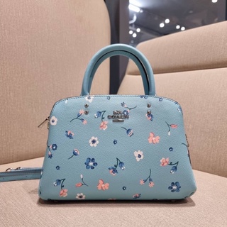 COACH C8216 MINI LILLIE CARRYALL WITH MYSTICAL FLORAL PRINT