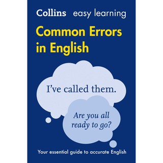 Asia Books หนังสือภาษาอังกฤษ COLLINS EASY LEARNING COMMON ERRORS (2ND ED.)