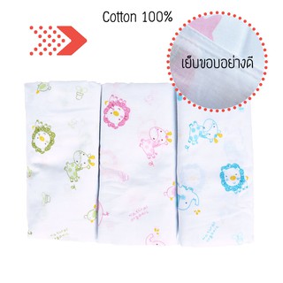 ผ้าอ้อมผ้าสาลู cotton 100%  27 นิ้ว เกรดAAA+ แพ็ค 12 ผืน คละสี (ลายOrganic)  สินค้าพร้อมส่ง