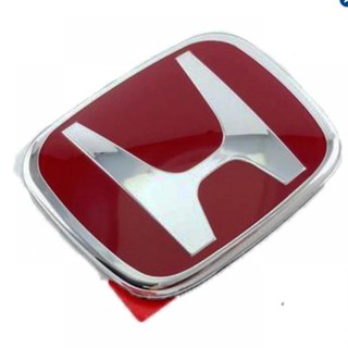 โลโก้ logo H แดง สำหรับ FB CIVIC 2012-2014 ด้านหน้า ความกว้าง 11*9*0.1ซม.