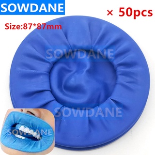 50pcs Disposable Dental Rubber Dam Cheek Retractor Natural Rubber Barrier Oral Care Teeth Whitening Materials