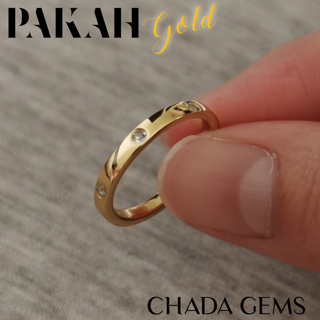 แหวนพลอยแท้-white-topaz-gold-white-พลอยสีขาว-pakah-collection-gemstone-ring