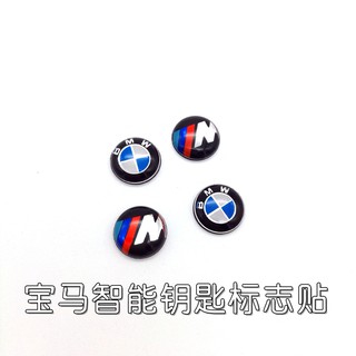 สติกเกอร์โลโก้ 11 มม. 1.1 ซม. สําหรับตกแต่งกุญแจรถยนต์ BMW X3X4X5X6 3 5 7 Series 3 ชิ้น