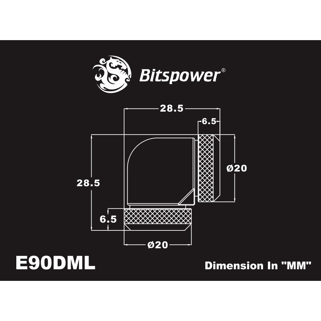 2-pcs-bitspower-silver-shining-enhance-90-degree-dual-multi-link-adapter-for-od-12mm