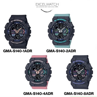 G-SHOCK คาสิโอ รุ่น GMA-S140-1A /2A / 4A/ 8A ประกัน CMG 1 ปี จำหน่ายโดย Excel watch