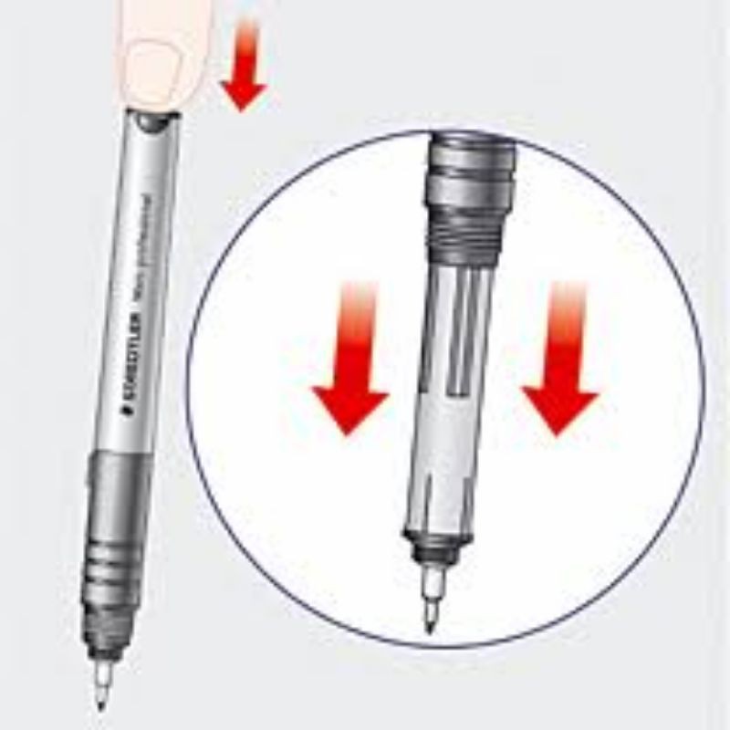 Staedtler mars professional 0.5 pen/marker Kit plus Refill black ปากกาหมึกซึมสีดำ เปลี่ยนไส้ได้