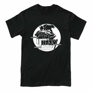 [S-5XL] เสื้อยืดเข้ารูป พิมพ์ลาย Lizzy Panther Rock Band legend สไตล์มินิมอล สําหรับผู้ชาย