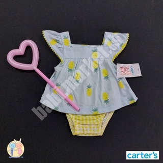 ของใหม่ บอดี้เดรส เด็กหญิง Carters คาร์เตอร์ ลายสัปปะรด