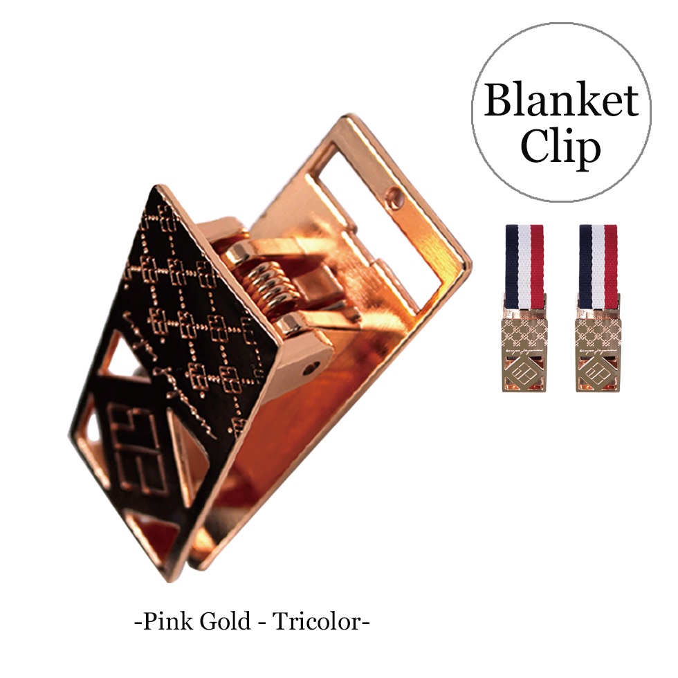 ที่หนีบผ้าห่มสำหรับรถเข็น-คาร์ซีส-luxurious-blanket-clips-pinkgold-pu-black