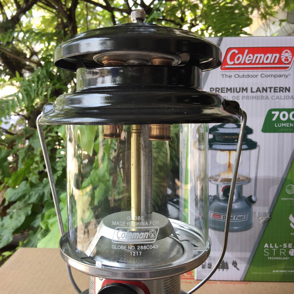 COLEMAN 285A Premium Dual Fuel Lanter รุ่นเก่าฝาโลหะ ตะเกียง โคล