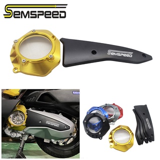 【SEMSPEED】ฝาครอบป้องกันเครื่องยนต์ Cnc สําหรับ Honda PCX 160 2021-2023 ADV 160 2022-2023