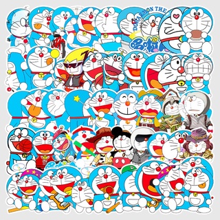 พร้อมส่งDoraemon ドラえもん โดราเอมอน sticker สติกเกอร์กันน้ำรูปแบบที่แตกต่างกัน, 52 ชิ้น