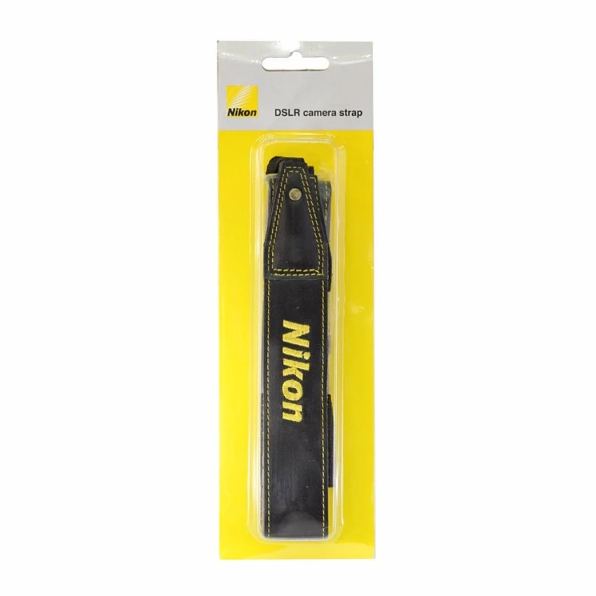 Nikon Leather Camera Strap (Black) | Shopee Thailand