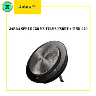 Jabra Speak 750 MS Teams USB/BT + Link 370 ลำโพงไร้สายสำหรับห้องประชุม เชื่อมต่อด้วย Bluetooth และ USB
