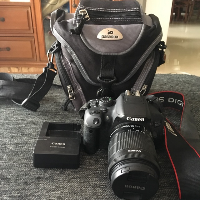 กล้อง Canon Eos 700D มือสอง พร้อมLens Kit 18-135 Mm สีดำ | Shopee Thailand