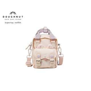 DOUGHNUT BAG : MACAROON TINY FAIRIES &amp; FRIENDS SERIES : SHEER PINK X POWDER PURPLE  กระเป๋าสะพายข้าง (รหัสสินค้า 09484)