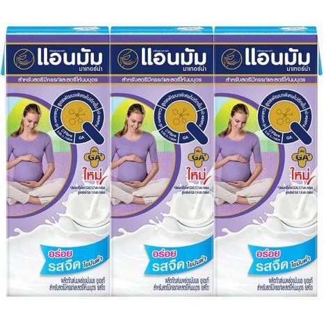 แอนมัมรสจืด-ขนาด-180มล-36-กล่อง-มาเทอร์น่า-สำหรับสตรีมีครรภ์และสตรีให้นมบุตร-ยกลัง-36กล่อง-anmom