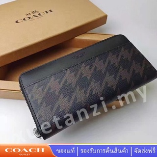 COACH F37886 กระเป๋าสตางค์ยาวซิปยาวผู้หญิง