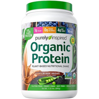 💥pre order💥🇺🇸Purely Inspired Organic Plant Protein Powder, Vanilla, 20g Protein, 1.5lb, 24.0oz