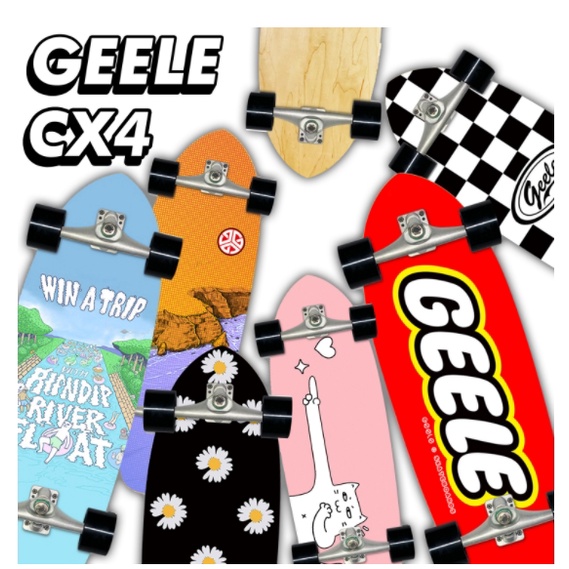 เซิฟสเก็ตลดราคา-geele-surf-skate-cx4-พร้อมส่งในไทย-ถูกสุด