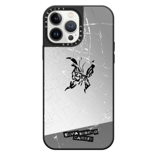 (พร้อมส่ง)13ProMax/13Pro/12ProMax Casetify Broken Butterfly Mirror Case