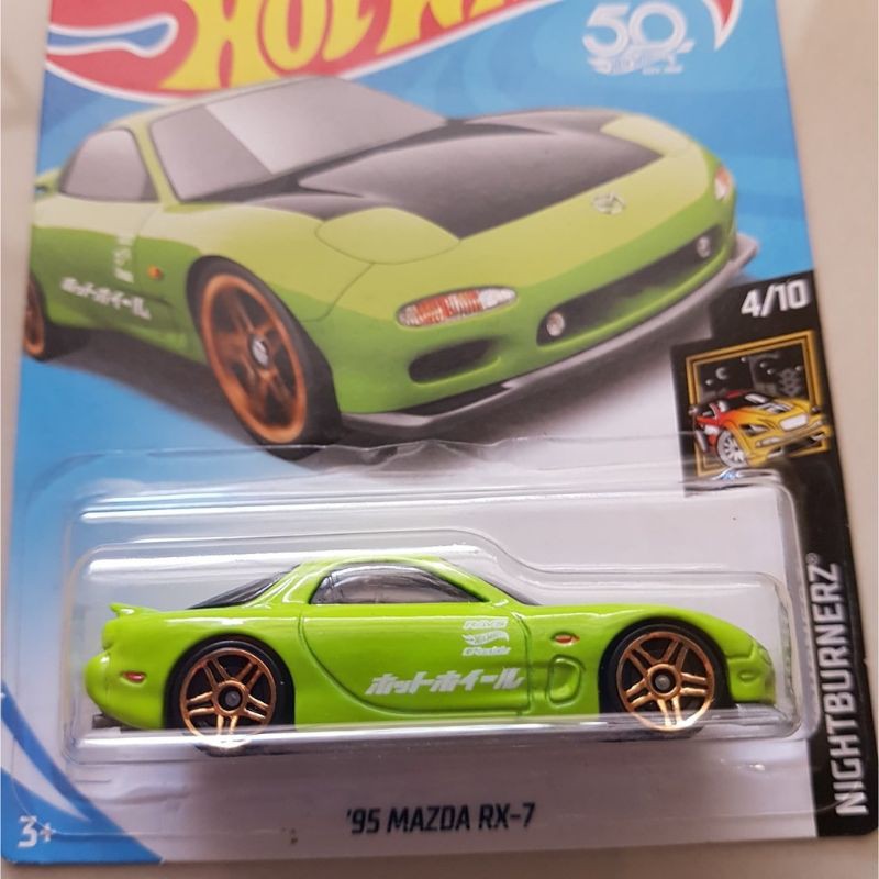 hot-wheels-mazda-rx7-สีเขียว