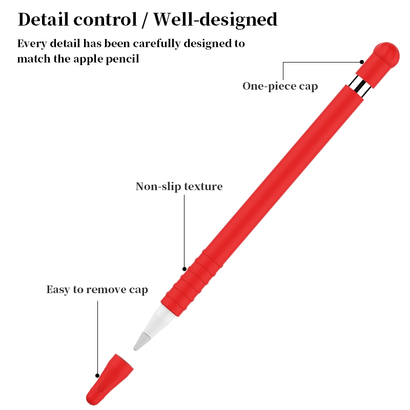 พร้อมส่งทุกสี-เคสซิลิโคน-สําหรับ-apple-pencil-1-gen