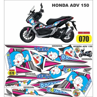 สติกเกอร์รูปลอก แบบเต็มตัว ลายโดเรม่อน สําหรับ honda adv 150 160 Doraemon sticker