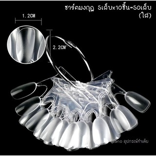 ภาพขนาดย่อของภาพหน้าปกสินค้าชาร์ตมงกุฎ 5นิ้ว แพ็ค10ชิ้น ชาร์ตโชว์สีทาเล็บ จากร้าน ano_beauty บน Shopee