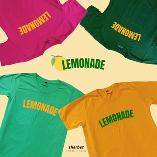 ใหม่ sherbettee|เสื้อยืดลาย lemonade / new*