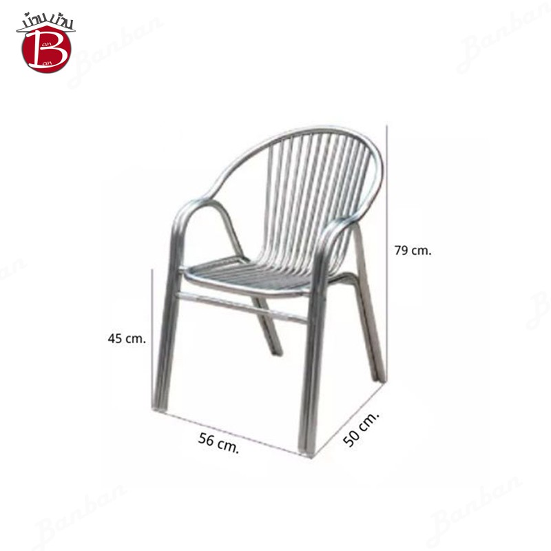 m19-m21-เก้าอี้สแตนเลสอย่างดี-สองขอบ-เหมาะสำหรับนั่งกลางแจ้ง-รับแขก-โต๊ะอาหาร-สินค้าพร้อมส่ง