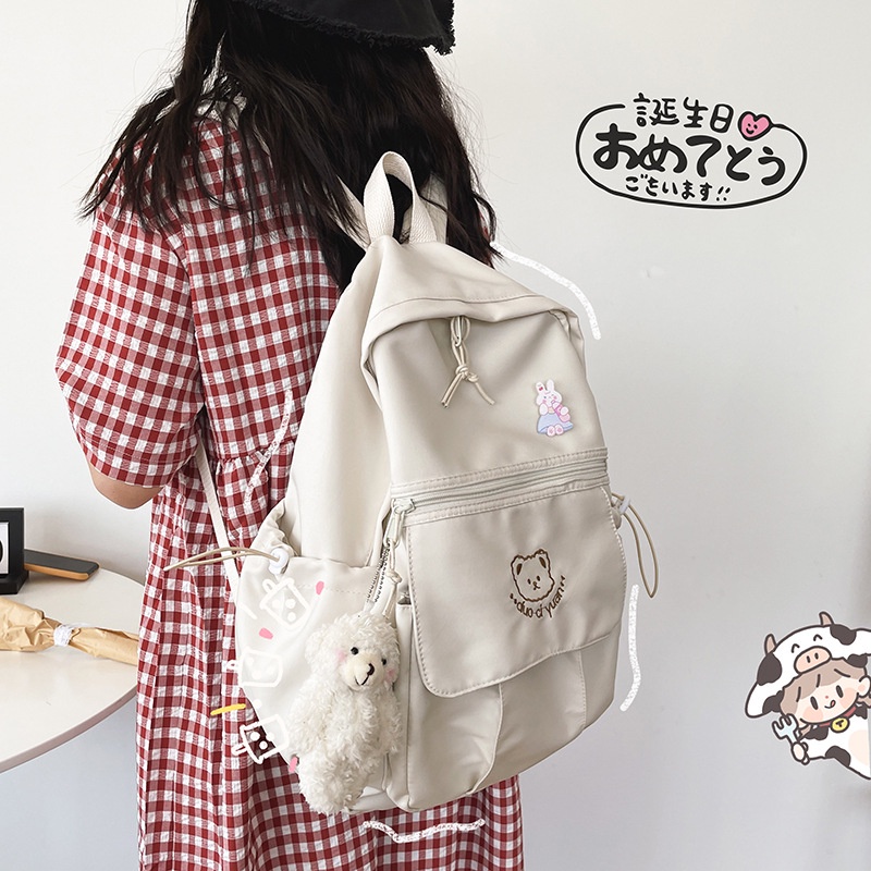 van-gogh-schoolbag-womens-korean-style-harajukuulzzanghigh-school-and-college-student-corduroy-wild-corduroy-backpack-c