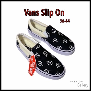 🔥🔥พร้อมส่ง🔥🔥 รองเท้าผ้าใบ Vans Slip on แบบสวม ลำลอง สินค้าคุณภาพดี พร้อมส่ง!!