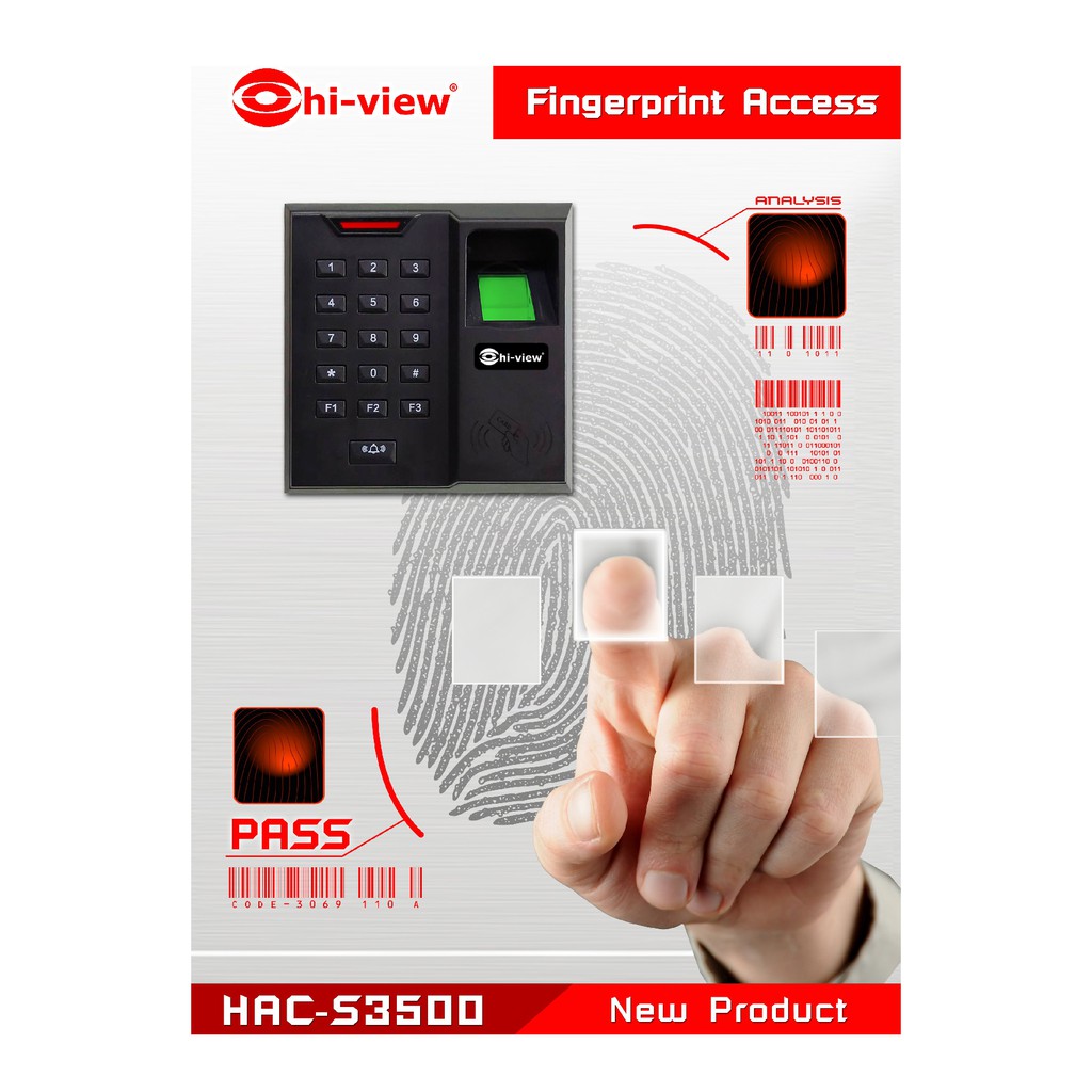 เครื่องสแกนนิ้ว-hiview-รุ่น-hac-s3500-finger-print-access-control-รับประกันสินค้า-1-ปี-สามารถออกใบกำกับภาษีได้