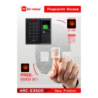 เครื่องสแกนนิ้ว Hiview รุ่น HAC-S3500 Finger print access control รับประกันสินค้า 1 ปี สามารถออกใบกำกับภาษีได้