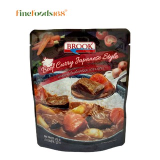 สินค้า บรูค แกงกะหรี่เนื้อสไตล์ญี่ปุ่น 120 กรัม Brook Beef Curry Japanese Style 120 g.