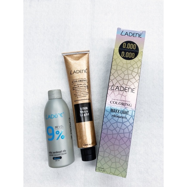 ladene-ลาดีเน่-ชุดล้างสีผม-ครีมฟอกสีผม-ครีมล้างสีผม