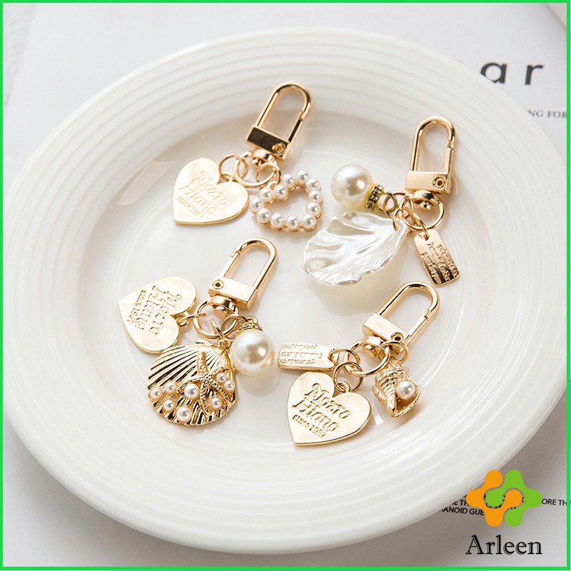 arleen-พวงกุญแจรูปทรงหัวใจประดับกระเป๋า-beautiful-keychain
