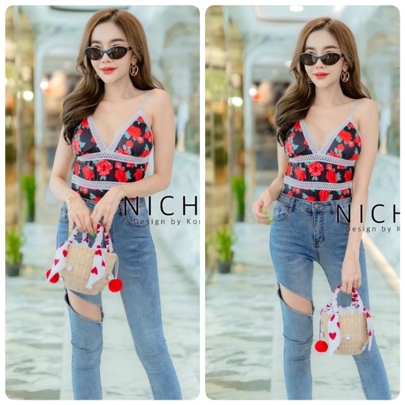 บอดี้สูท-สายเดี่ยว-รุ่น-กุหลาบ-รุ่น-nicha-freesize-อก30-42เอว-24-32-สะโพก32-38-ยาว27-รายละเอียดไซส์อ่านได้ที่ใต้โพสย์