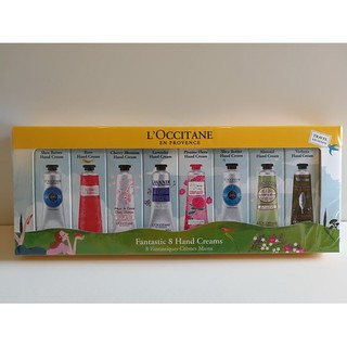 พร้อมส่ง Loccitane Fantastic 8 Hand Creams Set  ครีมทามือ