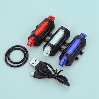 【ส่งด่วน】 Taillight ไฟท้าย ไฟท้ายรถจักรยาน แบบชาร์จ USB ไฟจักรยาน แสงไฟ LED ชาร์จไฟผ่าน ไฟเลเซอร์ท้ายรถจักรยาน ไฟเตือนจักรยาน