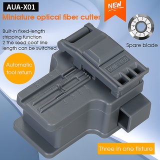 COMPTYCO ใหม่สีเทา AUA-x01 เครื่องมือ FTTH ไฟเบอร์ cleaver ทังสเตนเหล็กแผ่นไฟเบอร์ออปติก cleaver เครื่องมือพลาสติกวัสดุพิเศษขายส่ง