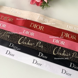 ภาพหน้าปกสินค้าแท้🎀 ริบบิ้น Dior สีขาว แดง ดำ ลายลิมิเตต ที่เกี่ยวข้อง