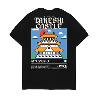 เสื้อยืดผู้ชาย เสื้อยืด พิมพ์ลาย Kizaru Origin TAKESHI CASTLE S-5XL