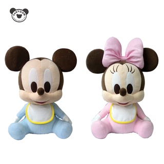 Disney Baby ตุ๊กตามิกกี้เม้าส์ &amp; มินนี่เม้าส์ รุ่นเบบี้ ขนาด 16 นิ้ว (สินค้าลิขสิทธิ์แท้ จากโรงงานผู้ผลิต)