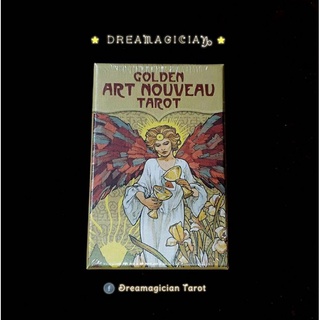 ไพ่ยิปซีเคลือบทองขนาดมินิ Golden Art Nouveau Tarot ไพ่ยิปซีแท้ลดราคา ไพ่ทาโร่ต์ Tarot Oracle Cards Deck