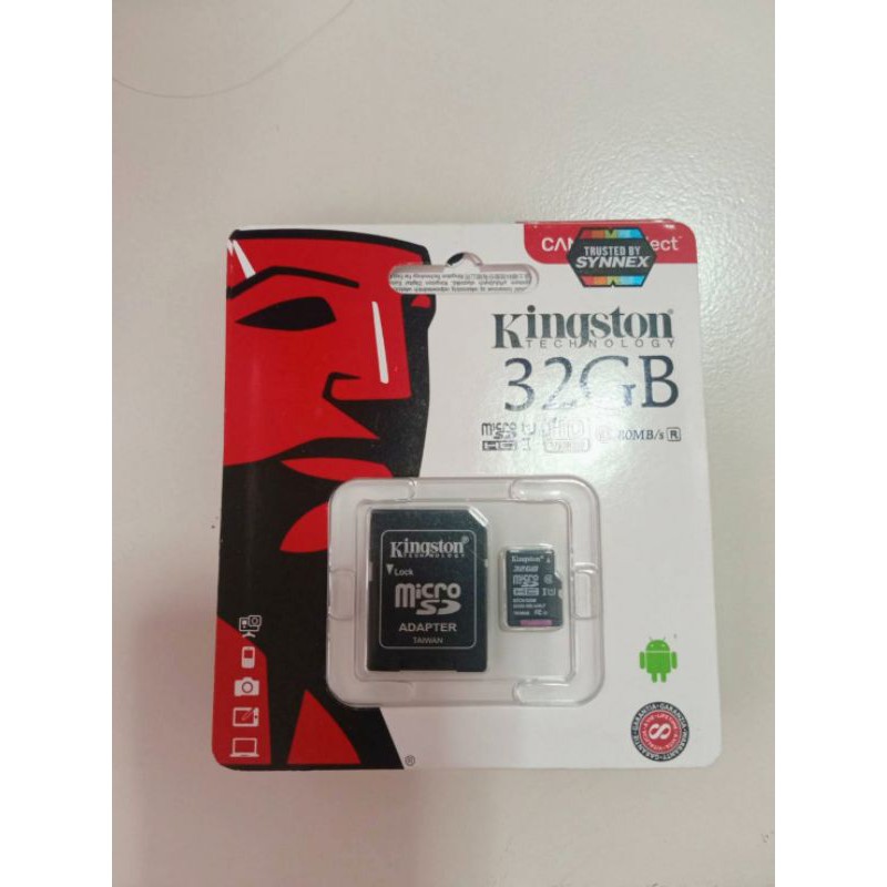 รับประกันของเเท้ห้าปี-kingston-32gb-64gb-128gb-kingston-memory-card-micro-class-10-100mb-s