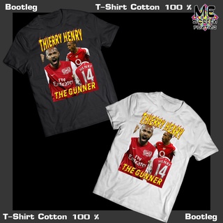 เสื้อยืด T-Shirt Tierry Henry The Gunner Bootleg